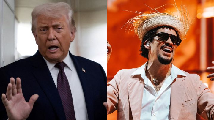 Trump dice que no asistirá al Super Bowl y que está "en contra" de Bad Bunny y Green Day