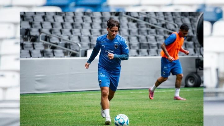 Nahuel Ayala Batocletti entrena con el primer equipo de Rayados