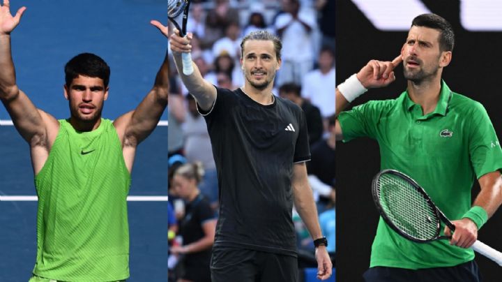 Alcaraz, Zverev y Djokovic avanzan a Cuartos de Final en el Abierto de Australia
