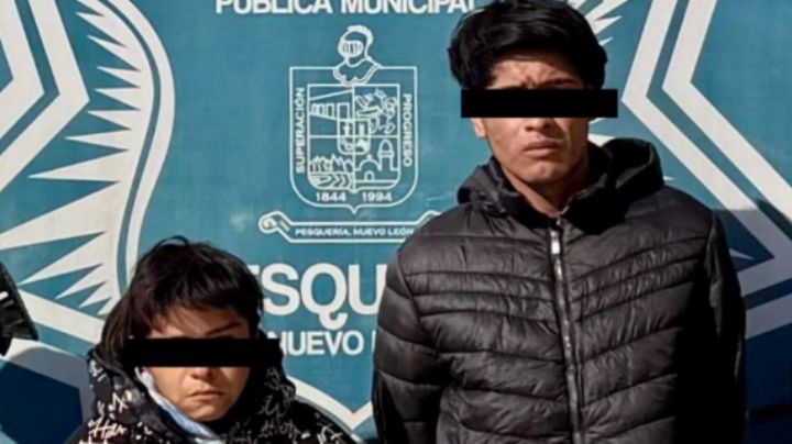 Tendero esquiva asalto a mano armado en Pesquería; detienen a 2