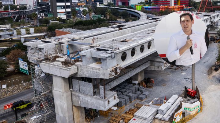 César Garza pide al Estado respetar horarios en obras del Metro en Apodaca