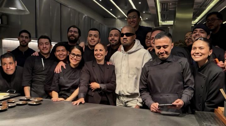 ¡Visita de lujo! Captan a Kanye West cenando en restaurante exclusivo de CDMX