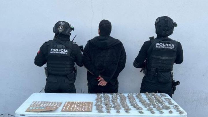 Menor de edad originario de Puebla detenido con más de 200 dosis de diferentes narcóticos