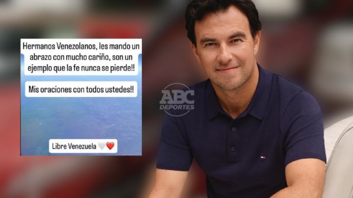 'Checo' Pérez y otros deportistas reaccionan a la captura de Nicolás Maduro en Venezuela