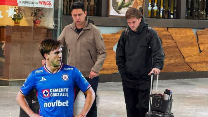 Agustín Palavecino llegó a CDMX para firmar con Cruz Azul
