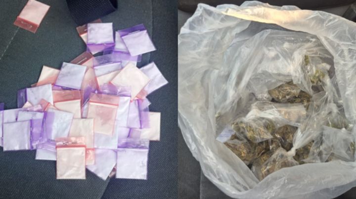 Detienen a 2 en la colonia Industrial en Monterrey; les encuentran arma y droga