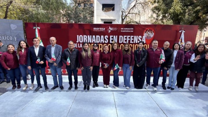 Se suma Morena NL a jornada nacional por la soberanía