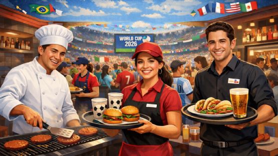 Impulsará Mundial 2026 creación de 14 mil empleos en restaurantes