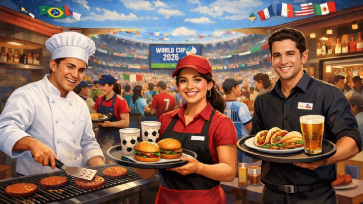 Impulsará Mundial 2026 creación de 14 mil empleos en restaurantes