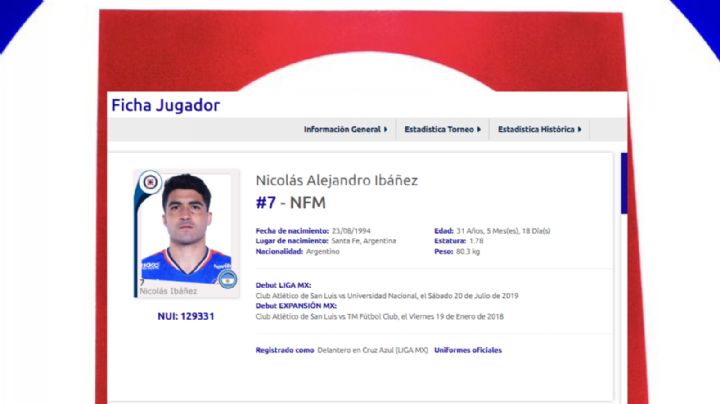 Nicolás Ibáñez ya fue registrado por Cruz Azul; usaría el 7 y podría debutar ante Tigres