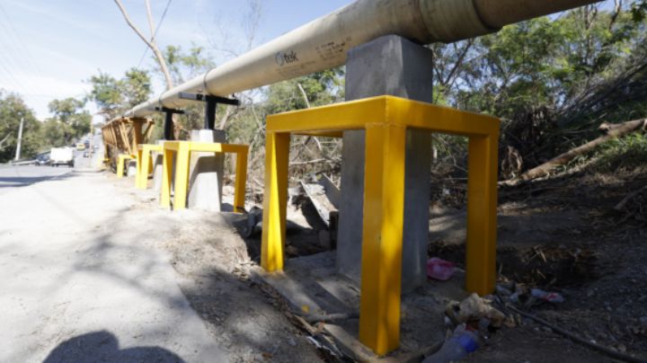 Reparan tubería que descargaba aguas negras en el río La Silla, en Guadalupe