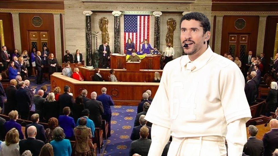 Congresistas republicanos piden a la FCC multar y 'encerrar' a Bad Bunny por el Super Bowl