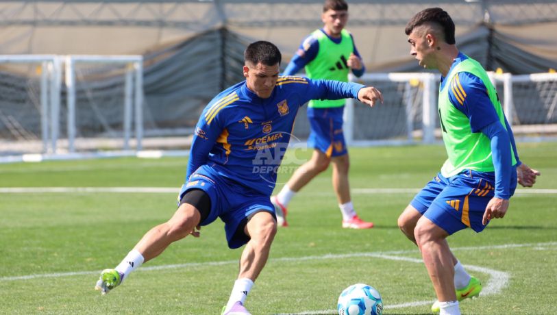 Tigres trabaja en el CET rumbo a Cruz Azul; Rómulo continúa diferenciado