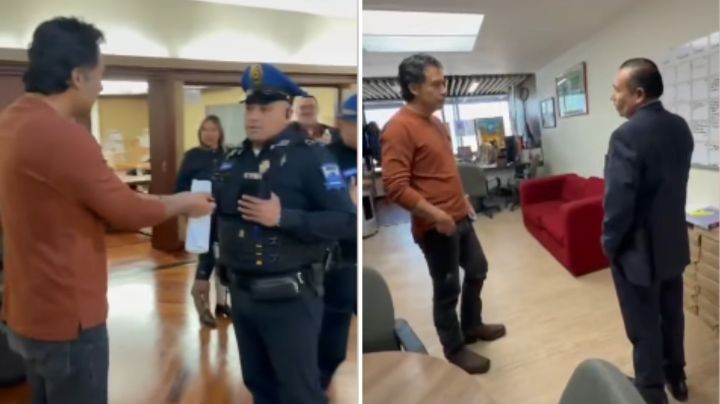 Lleva Marx Arriaga dos días atrincherado en la SEP