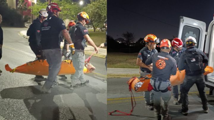 Rescatan a joven que fue picada por abejas y termina por lesionarse en el cerro del Chupón