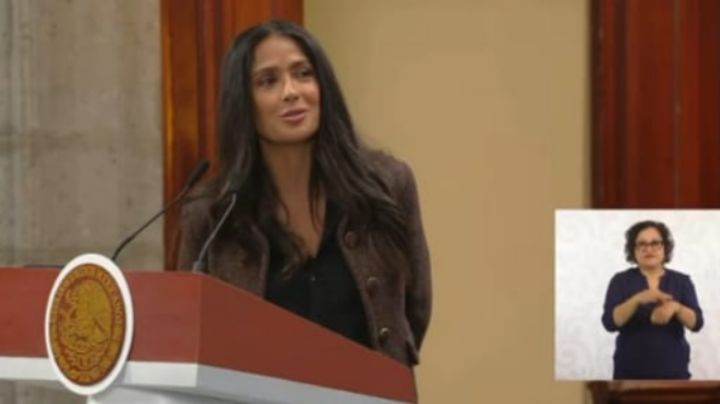 Salma Hayek celebra creación de incentivos al cine en México