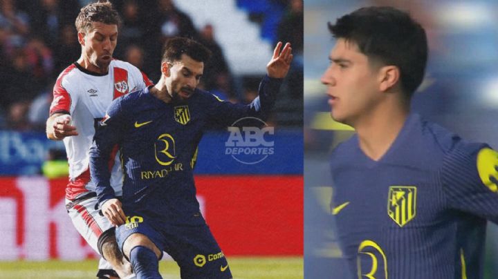 Obed Vargas suma minutos en la derrota del Atlético ante Rayo Vallecano