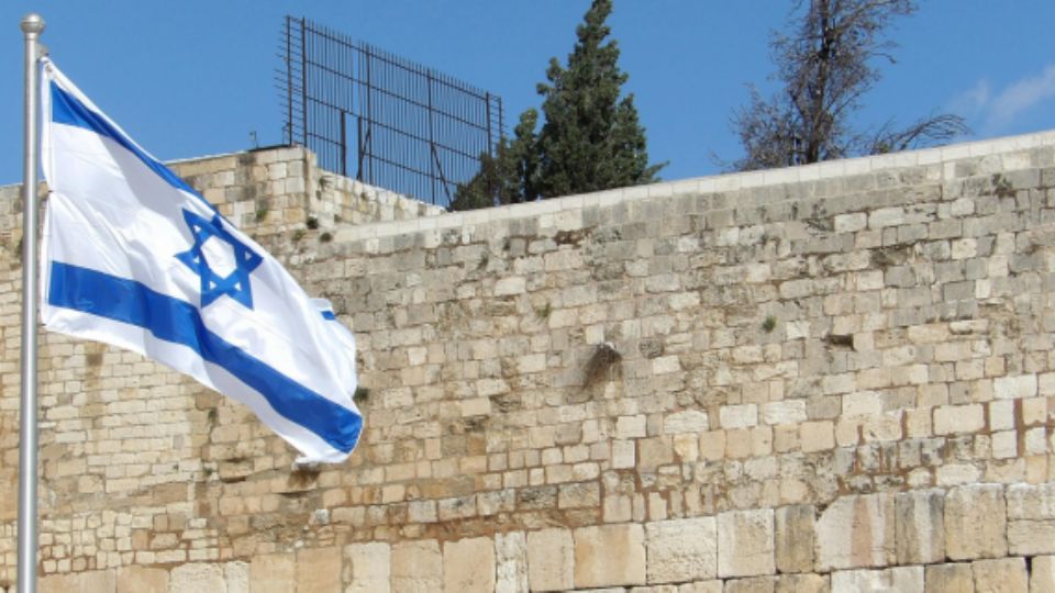 Bandera de Israel.