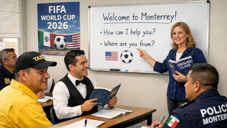 Clases de inglés para trabajadores del sector de servicios y seguridad en Monterrey