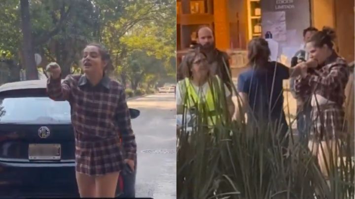 "Lady Naucalpan" Mujer muerde a ciclista en CDMX