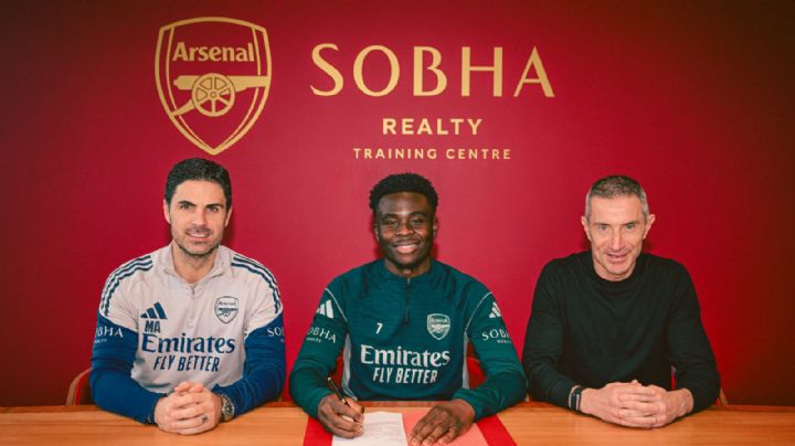Arsenal renueva a Bukayo Saka hasta 2031