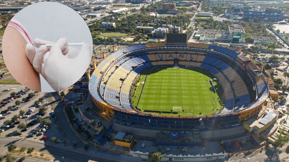 Vacunación en el Estadio Universitario