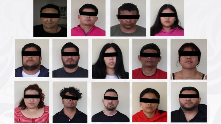 Cateos simultáneos dejan 14 detenidos y liberan a persona en Veracruz