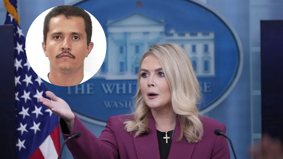 La vocera de la Casa Blanca Karoline Leavitt habló sobre la muerte de 'El Mencho'.