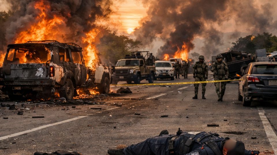 La muerte de El Mencho dejó varios elementos fallecidos, así como también criminales