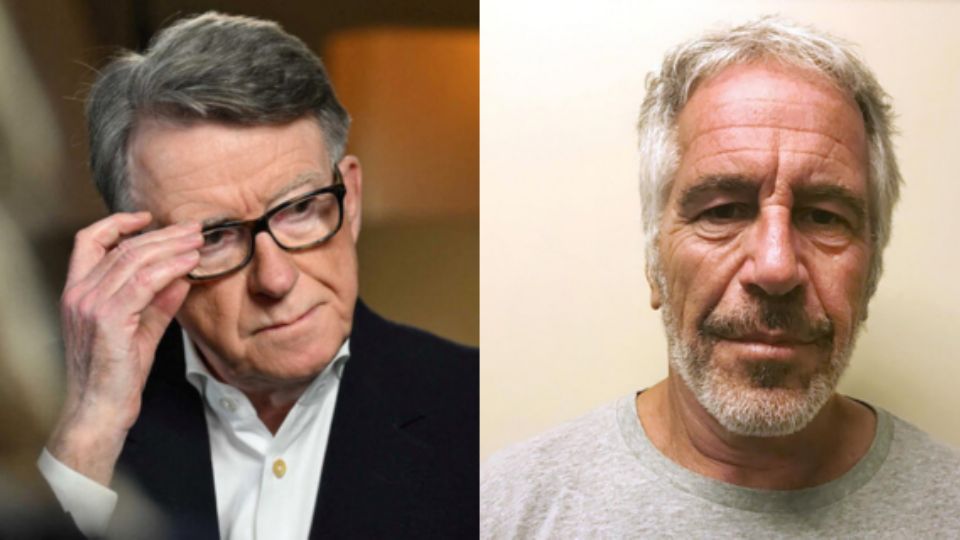 Peter Mandelson y Jeffrey Epstein.