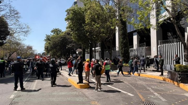 Desalojan edificio del Poder Judicial en CDMX por amenaza de bomba
