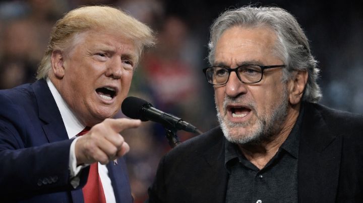Arremete Trump contra Robert de Niro: ‘es un demente’