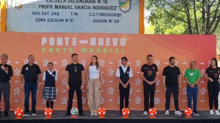 Inauguran Samuel y Mariana la cancha 450 en NL