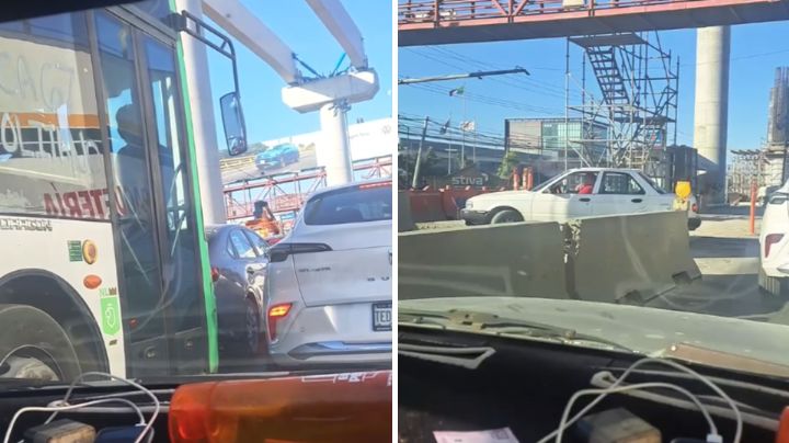 ‘Parecen carritos chocones’: Conductor muestra cómo vivió el tráfico de Miguel Alemán