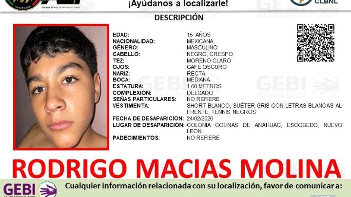 Localizan vivo a uno de los menores desaparecidos en Escobedo