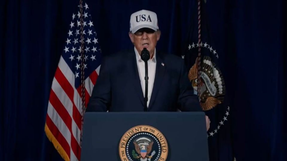 Donald Trump, presidente de EU.