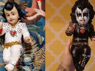 ¿Arte o blasfemia? La colección de "Niños Dios" pop que enciende las redes sociales