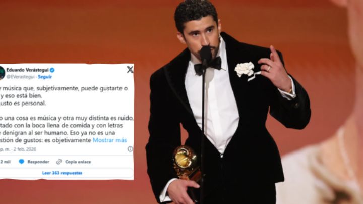 "Es basura tóxica": Eduardo Verástegui estalla contra Bad Bunny tras premios Grammy