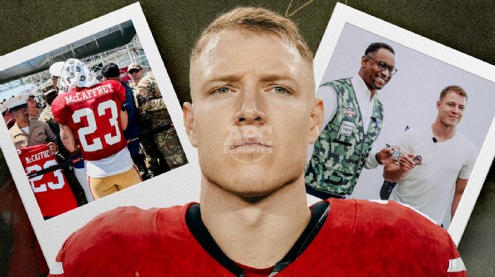 NFL: Christian McCaffrey gana el premio ‘Salute to Service’ por apoyar a militares veteranos