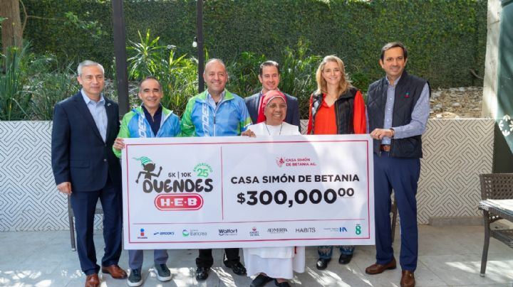 Carrera Duendes entrega 300 mil pesos a Casa Simón de Betania en San Pedro Garza García