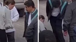 Limpian zapatos en público a Hugo Aguilar, presidente de la Suprema Corte