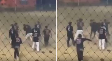 Video: Se desata riña durante juego de beisbol en Allende