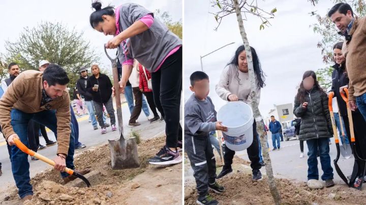 Inicia Salinas Victoria programa 'Adopta un Árbol' para reforestar el municipio