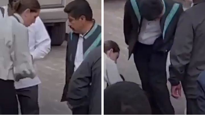 Limpian zapatos en público a Hugo Aguilar, presidente de la Suprema Corte