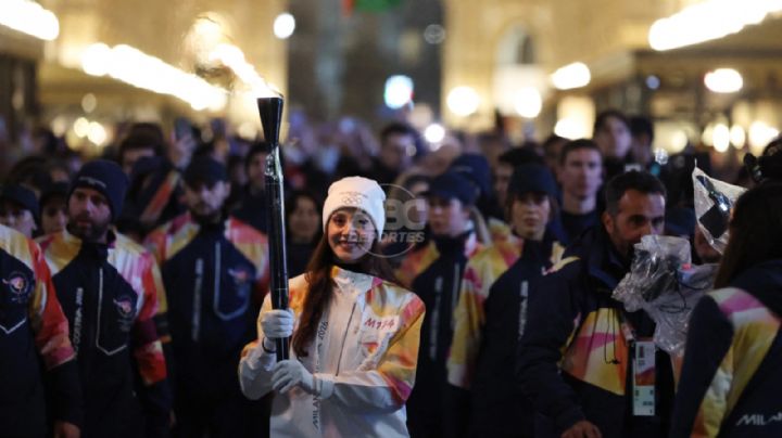 La antorcha olímpica llega a Milán para la inauguración de los Juegos de Invierno 2026