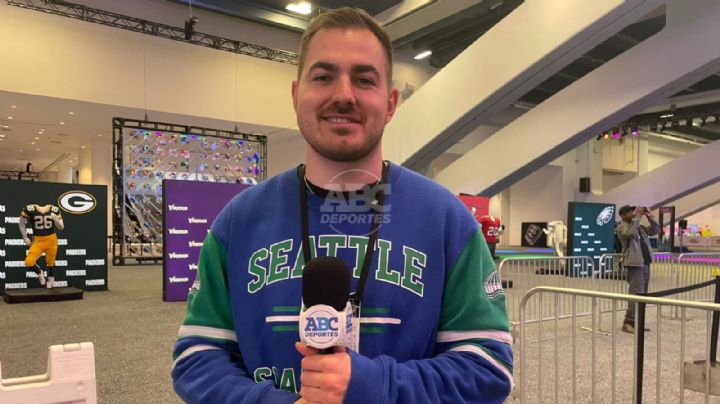 Julian: El fan suizo que viajó de Zurich para vivir su primer Super Bowl