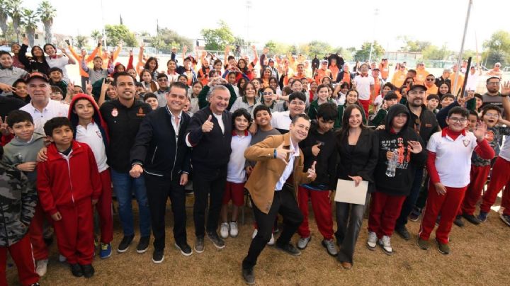 Arranca construcción de cancha deportiva en Guadalupe