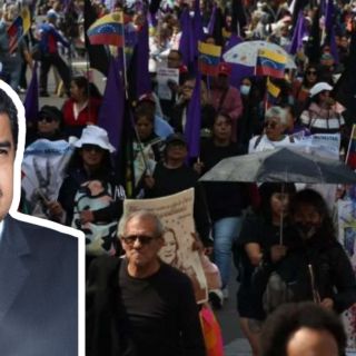 Protestan en la CDMX por la liberación de Nicolás Maduro tras intervención de EU