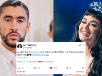 "Tú puedes con esto": El emotivo mensaje de Katy Perry a Bad Bunny previo al Super Bowl