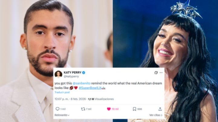 "Tú puedes con esto": El emotivo mensaje de Katy Perry a Bad Bunny previo al Super Bowl